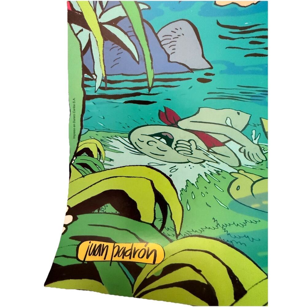 Elpidio Valdés Vintage Poster Juan Padrón Cuban Animation Art 24x16 (2) - Picture 2 of 4